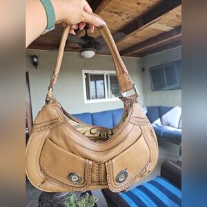 Brighton tan leather purse
